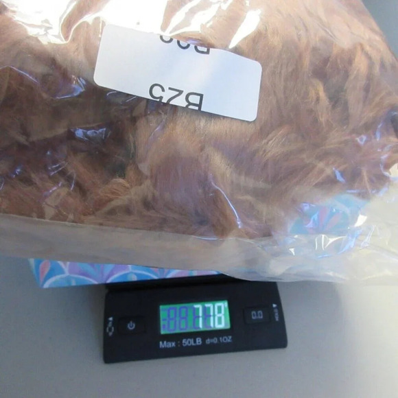 Vince Womens Plush Faux Fur Jacket Blazer S Pink Brown Blazer Coat Oversized 778 - Picture 14 of 14